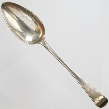 Matsked längd 22cm, engelska stämplar, personlig gravyr, 925/1000 silver Vikt: 66,9g Vikt: 66,9 g