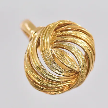 Ring stl:19 ovandel 18x16mm 18K Vikt: 6,8 g