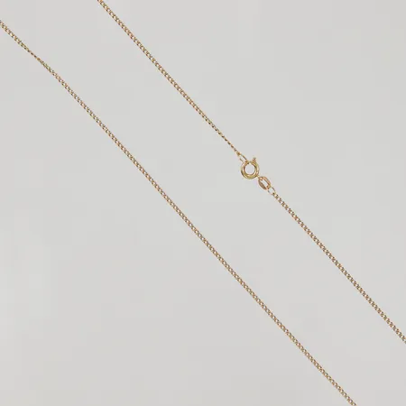 Kedja tunn pansar 52cm, bredd 1,1mm, 18K Vikt: 2,6 g
