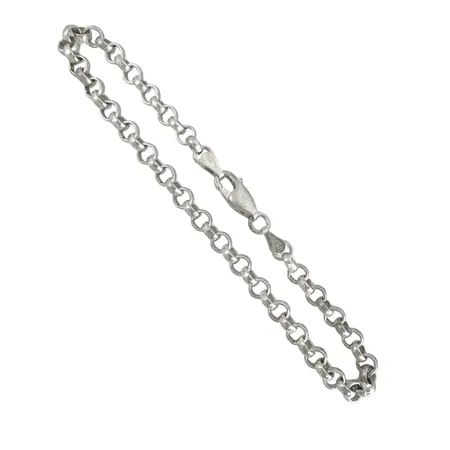 Armband Ärtlänk i silver 925/1000, Guldfynd (GFAB), längd 18,0 cm, bredd 4 mm Vikt: 6,4 g