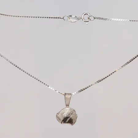 Kedja Venezia 36cm bredd 1mm med Hänge silver 925/1000 Vikt: 2,8 g