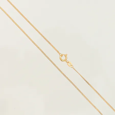 Halskedja pansar 44,5cm, bredd 1mm, 18K Vikt: 2,2 g