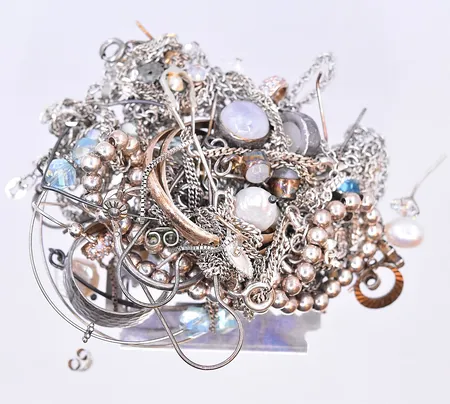 Diverse silver 925/1000. Vikt: 74 g
