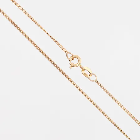 Kedja Pansar 36cm bredd: 1mm, 18K Vikt: 2,2 g