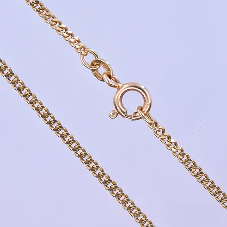 Kedja Pansar längd 48cm bredd 2mm 18K. Vikt: 8,5 g