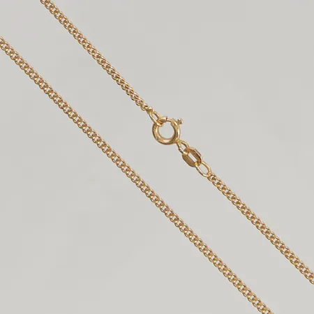 Kedja pansar 46cm bredd 2mm 18K 6,1g.