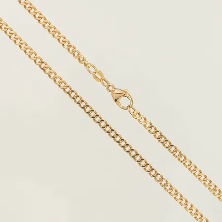 Halskedja Pansar längd 49cm, bredd 3,5mm, 18K, 15,3g Vikt: 15,3 g