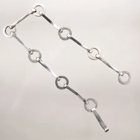 Armband "Ring Chain" av Efva Attling längd 21cm bredd 9mm silver 925/1000 11,6g Vikt: 11,6 g