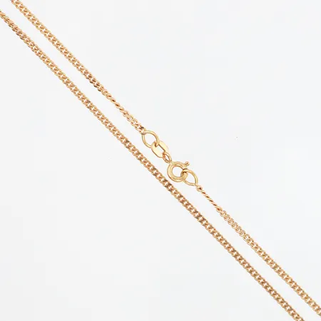 Kedja pansar 60cm bredd: 1,7mm, 18K Vikt: 6,5 g