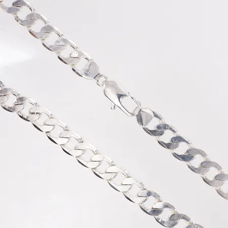 Kedja Pansar längd 61cm, bredd 12mm, silver 925/1000 Vikt: 83,9 g
