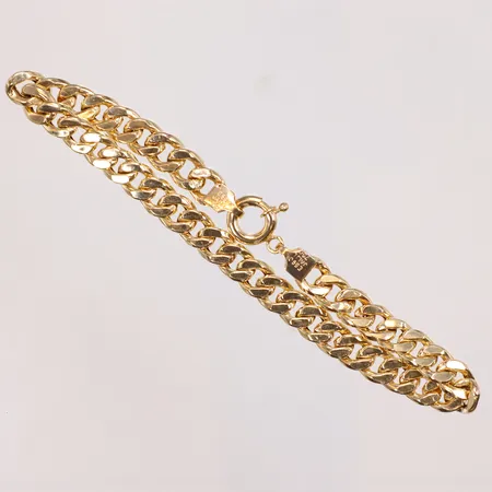 Armband Pansar med små defekter 23cm bredd 7mm 18K Vikt: 10 g