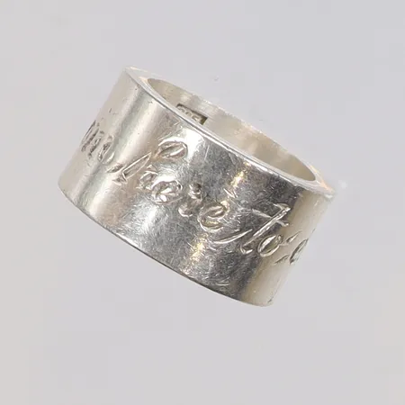 Ring Efva Attling "from here to eternity" stl:16 bredd 11mm silver 925/1000 Vikt: 14 g