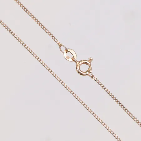 Kedja Pansar 41,5cm bredd 1mm 18K Vikt: 1,6 g