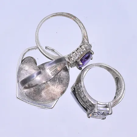 Diverse silver 925/1000. Vikt: 37 g