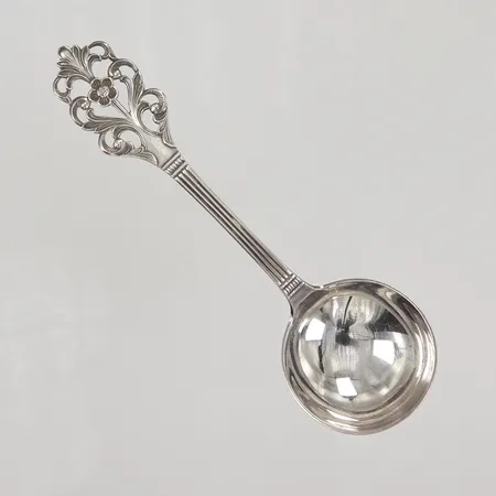 Syltsked Viking Rose 14cm, Mylius Norway, 830/1000 silver, Vikt: 26,1 g