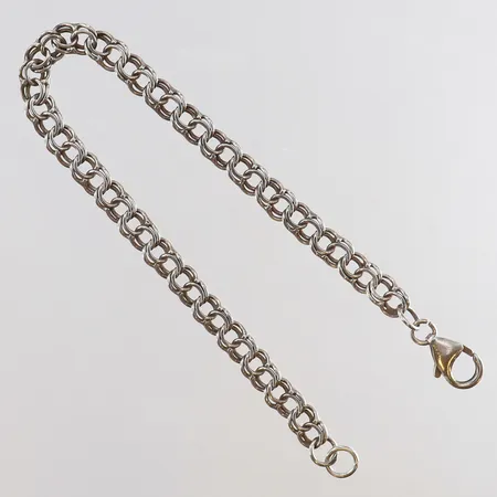 Armband Bismarck längd 19cm bredd 5,5mm Silver 925/1000. Vikt: 6 g