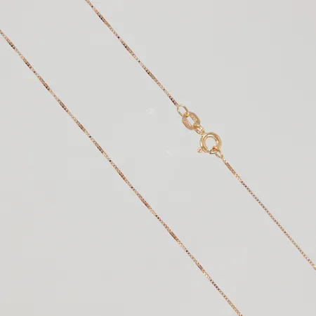 Kedja Venezia 41cm bredd 0,6mm, smärre ojämnheter, Balestra, 18K, Vikt: 1,4 g