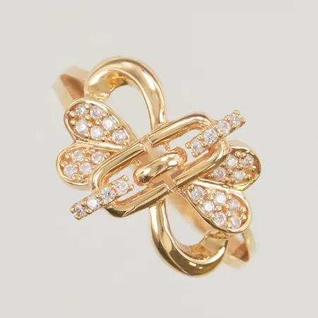 Ring stl:18½ bredd 15mm 21K 3,4g.