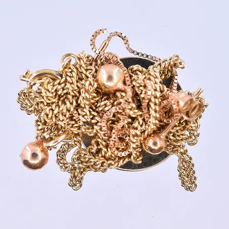 Diverse guld 18K. Vikt: 7 g