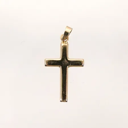 Hänge kors längd: 2.9cm bredd: 1.4cm 18k 1.2g Vikt: 2 g