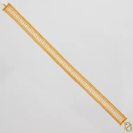 Armband längd 17cm, bredd 9,5mm, Thai, 23K Vikt: 7,6g Vikt: 7,6 g