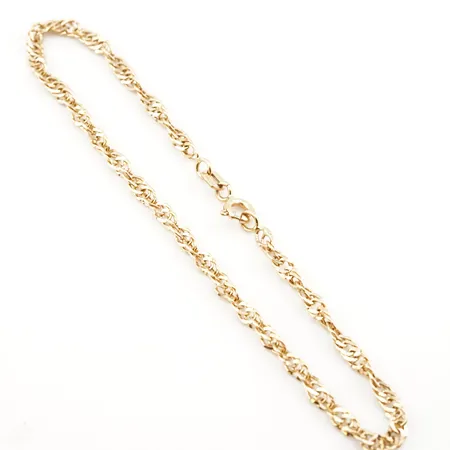 Armband, 19cm, bredd 4mm, 18k Vikt: 3,1 g