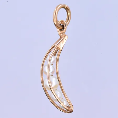 Hänge pärlor stl: 3-23mm 18K. Vikt: 0,7 g