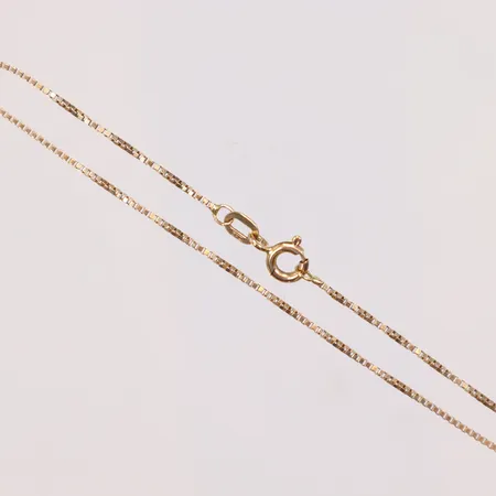 Armband Venezia 17cm bredd 1mm GHA 18K Vikt: 1 g