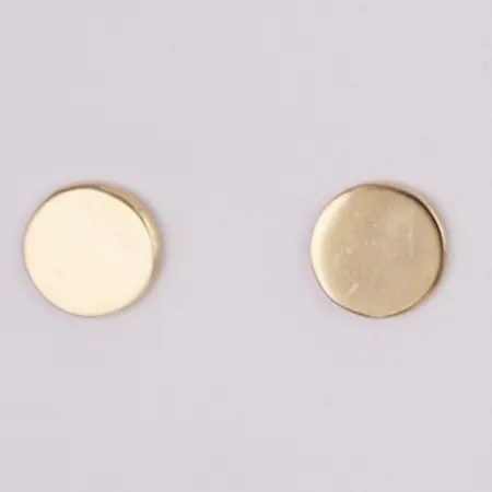 Örhängen Ø7mm krokiga stift, 14K Vikt: 1,2 g