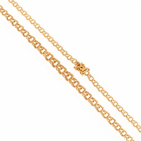 Collier Bismarck längd 42,5cm bredd 3,4-5,7mm, 18K 10,7g.