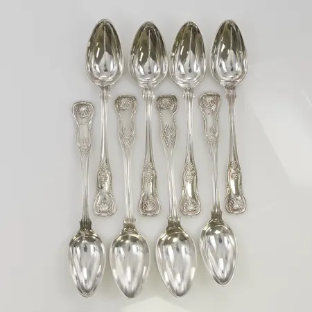 8 Skedar 15cm 830/1000 Silver 171,5g.