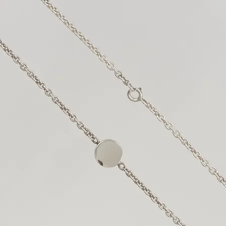 Collier Efva Attling 80cm, bredd2,5-11mm 925/1000 Silver 27,7g.