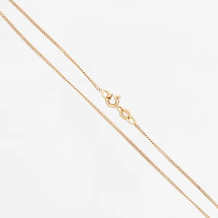 Kedja Pansar 40cm bredd: 1mm, 18K Vikt: 2,6 g