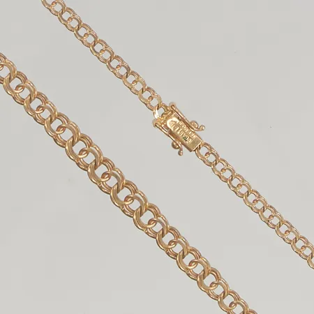 Collier Bismarck 41cm bredd 3-5mm 18K 10,5g.