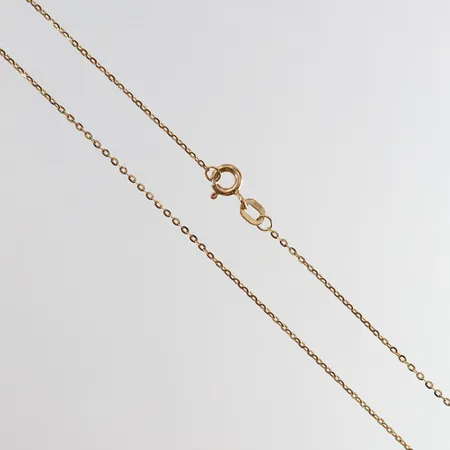Kedja Ankar längd 38cm bredd 1cm 18K Vikt: 1,1 g
