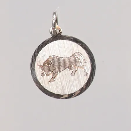 Hänge med stjärntecken: Oxen 16x22mm silver 925/1000 Vikt: 1,4 g