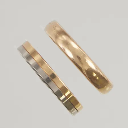 4 Ringar med gravyr 18K 10,5g.