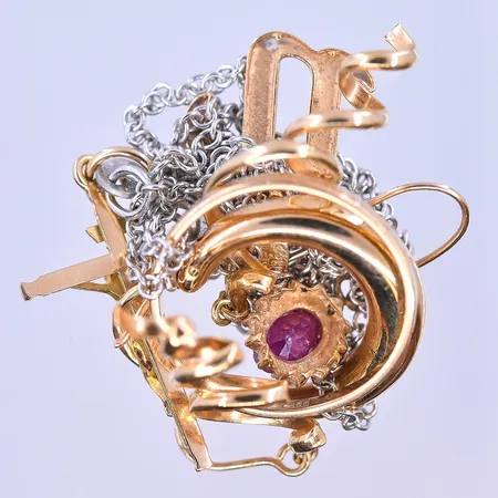Diverse guld 18K. Vikt: 9,2 g