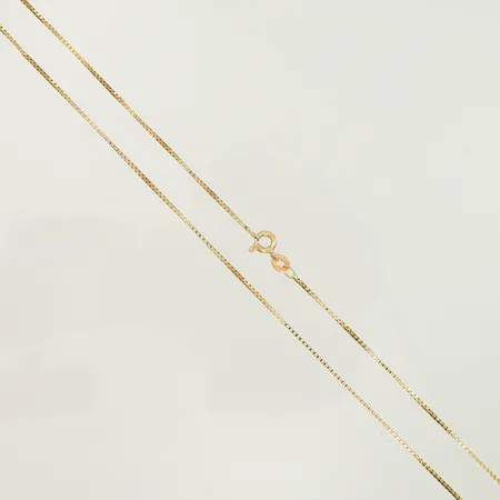 Halskedja venezia, 55,5cm, bredd 1mm, 18K Vikt: 3,7 g