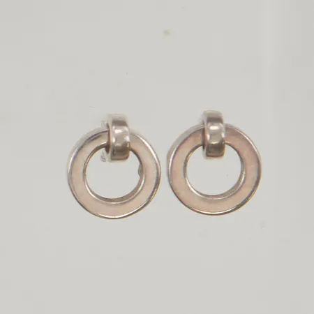 Örhängen Efva Attling "Ring Around" 10mm snurrebussar saknas, 925/1000 Silver 2,6g.
