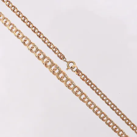 Collier Bismarck doserad, 46,5cm bredd 3,5-6,6mm. 18K Vikt: 13,6 g