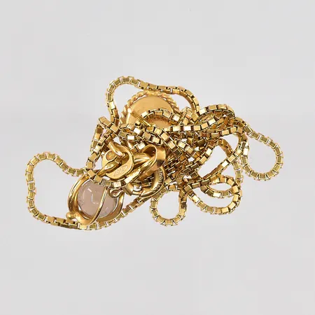 Diverse defekt guld, stenar 18K Vikt: 4,9 g
