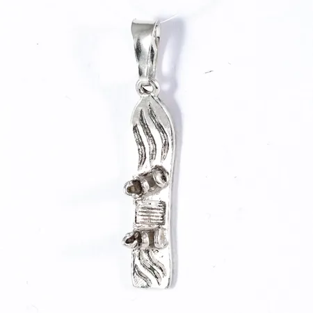 Hänge snowboard bredd 5,5mm längd 32mm, silver 925/1000 1,6g.