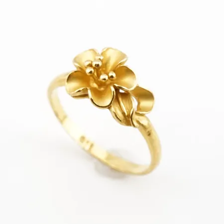 Ring, stl 17(54), Ø9mm, 21k Vikt: 3 g