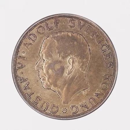 Mynt 10kr 1972, silver 835/1000 Vikt: 17,9 g