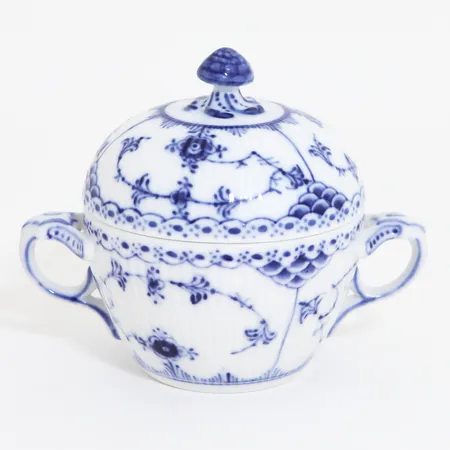 Sockerskål Musselmalet Royal Copenhagen nr: 1/605, höjd 11,5cm. första sortering, #2