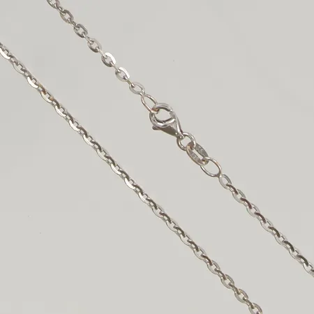 Kedja 40cm bredd 2mm rodierad 18K 5,2g.