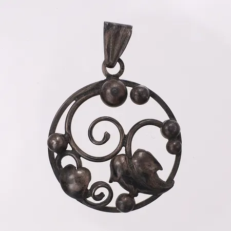 Hänge ca 41,1mm bredd 28,5mm, silver 830/1000 Vikt: 5,5 g