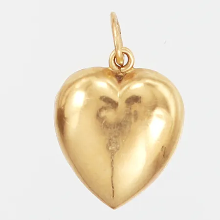 Hänge hjärta 21x14mm, mindre märken, 18K Vikt: 0,9 g