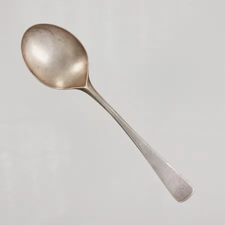 Dessertsked modell Sten Sture längd 16cm, skev, MGAB, 830/1000 silver, Vikt: 30 g